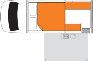 Britz - Maverick 4WD - 2 couchages