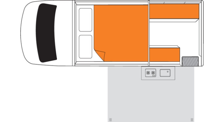 Britz - Maverick 4WD - 2 couchages
