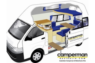 Camperman Juliette 3 HiTop - 3 couchages