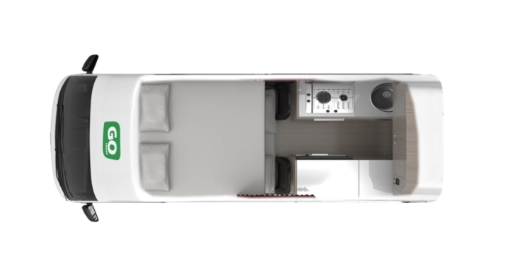 Go Cheap Hi-top - 4 couchages