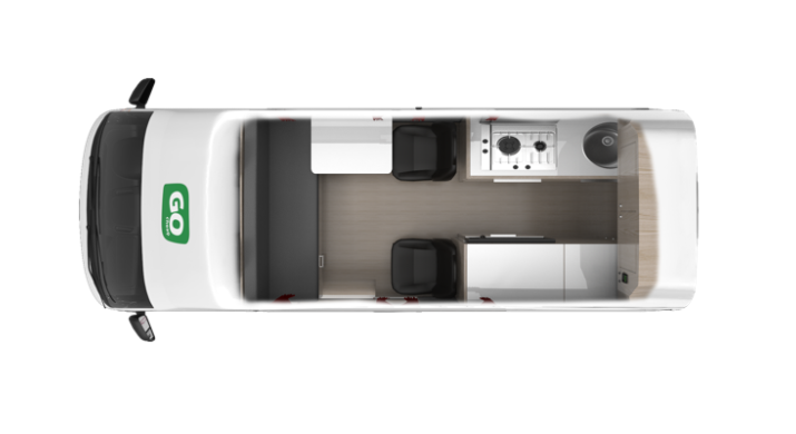 Go Cheap Hi-top - 4 couchages