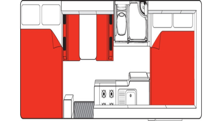 Mighty Double Up - 4 couchages